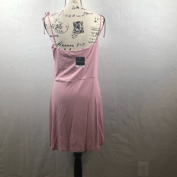 Topshop strappy Dress Size 10 rosepink NWT - Picture 5 of 8